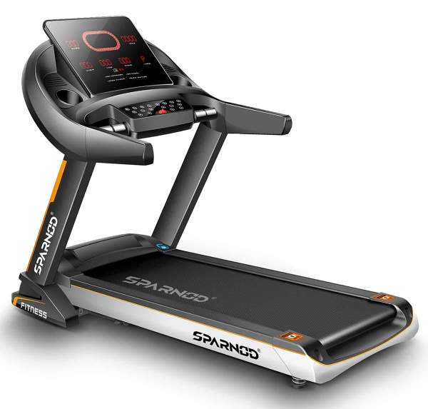 Sparnod Fitness STH-5700 (6 HP Peak) Automatic Treadmill 