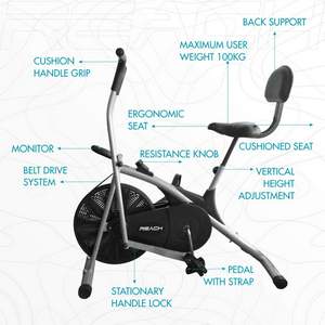 Reach Air Bike Exercise Home Gym Cycle-001
